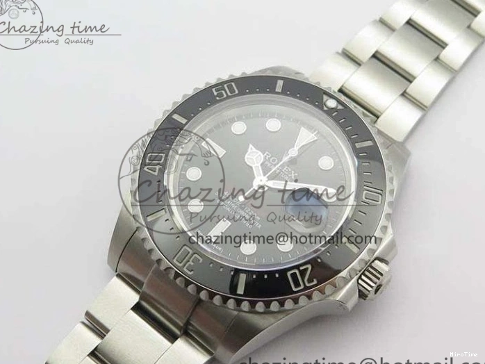 MiroTime 1225 Durable Sea Dweller 126600 2017 43mm SS BP Maker 1:1 Best Edition Black Dial On SS Bracelet ETA 3575